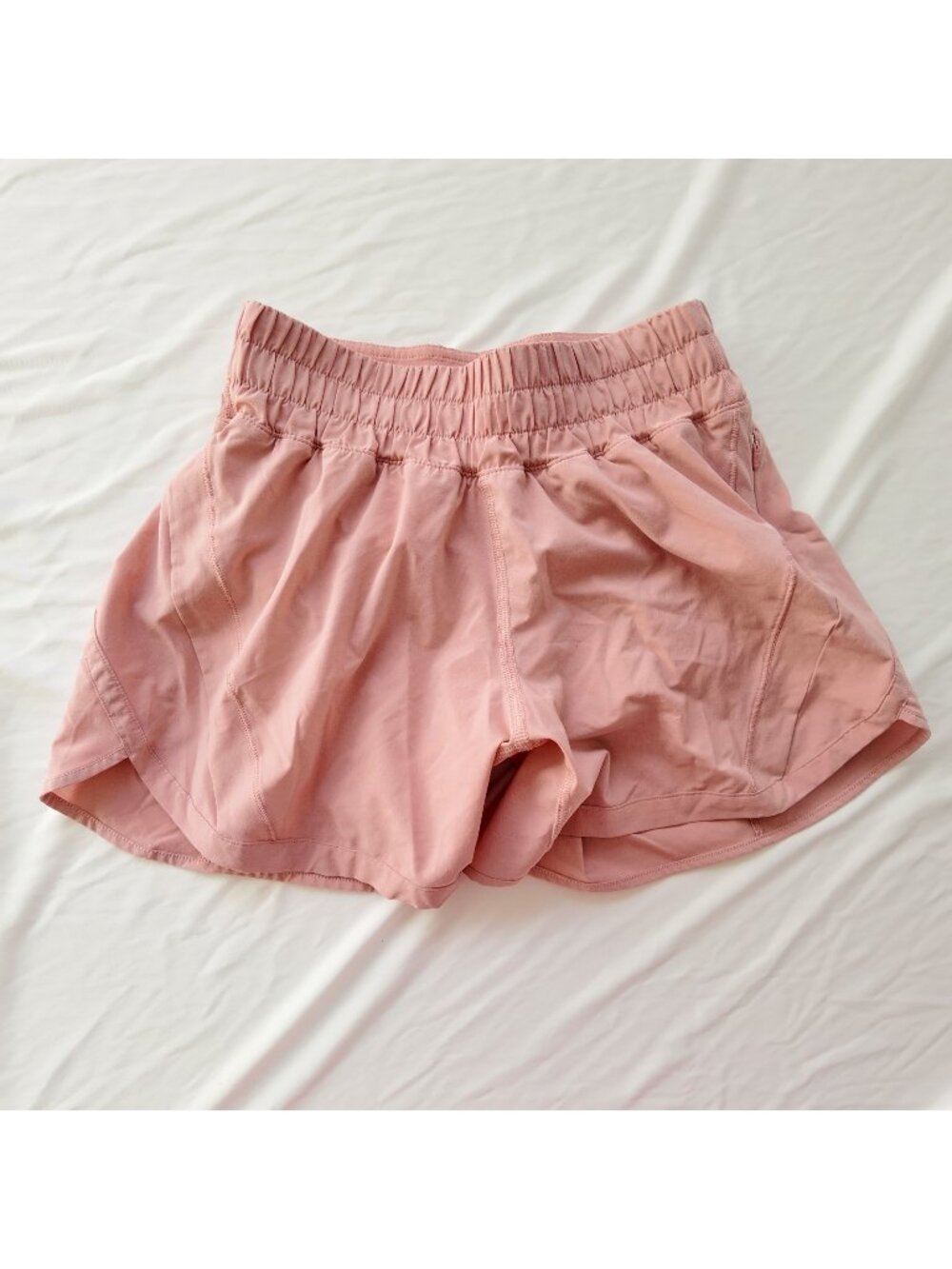 lululemon Track That Shorts High Rise Lined Running Gym Athletic Pink Size 4 S